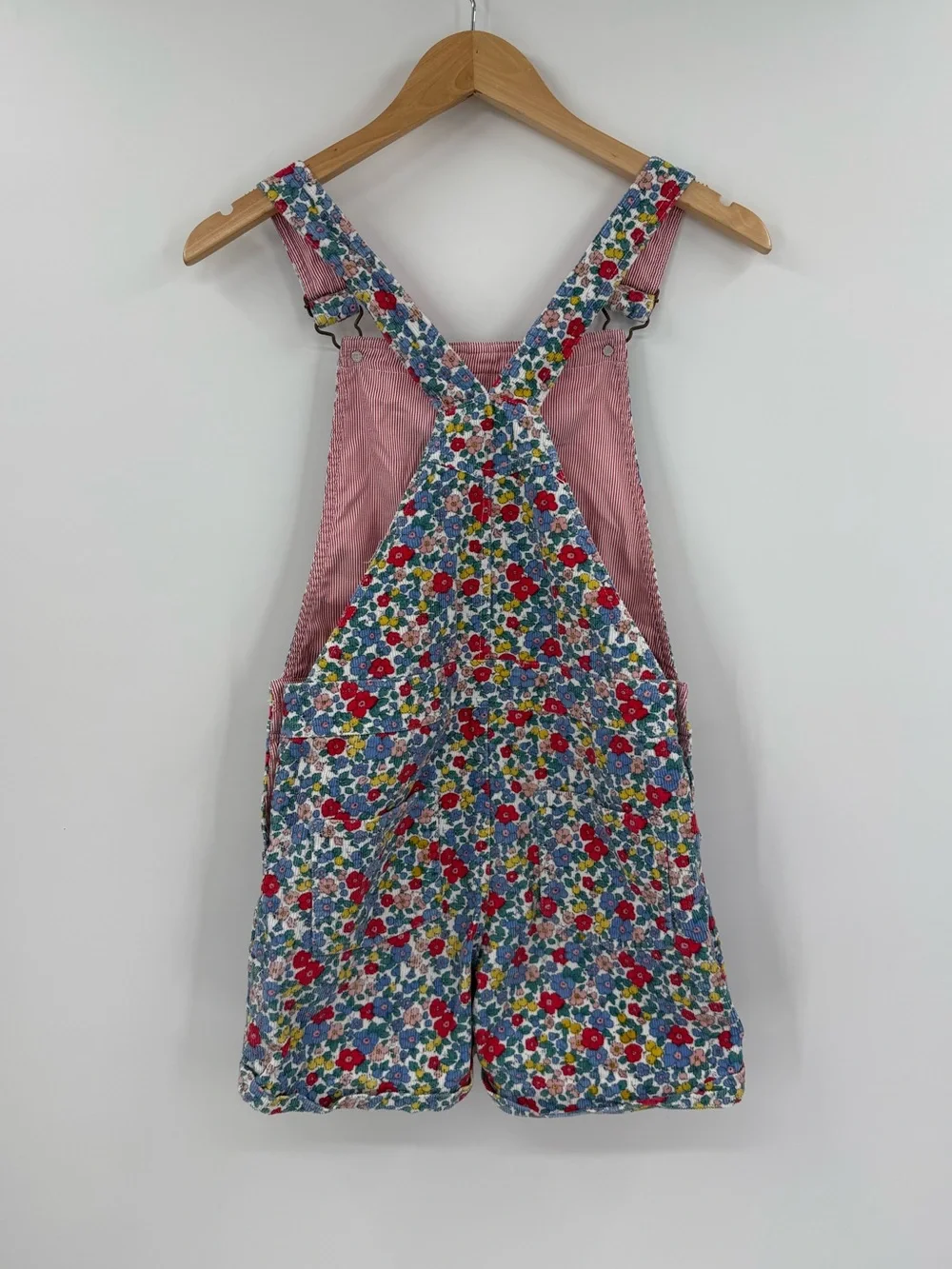 Mini Boden Corduroy Floral Shortalls | Multi Floral | 11-12Y